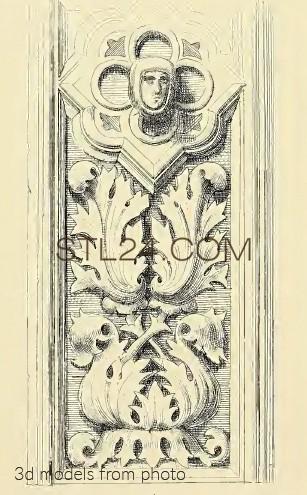 Панели резные (CARVED PANEL_1321 -  | 3D model 3DSMAX / OBJ / STL) 3D модель для ЧПУ станка